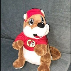 Buc-ee's The Beaver 12" Plush Stuffed Animal Toy Red T-Shirt