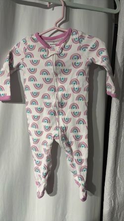 The peanutshell rainbow sleeper size 6-9 months