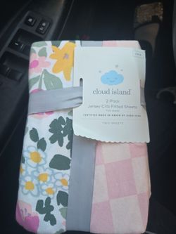 Crib sheets 2pk