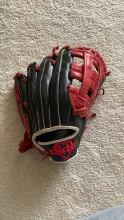 Custom Sota Leather Baseball Glove Black/Red – Great Condition