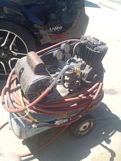 Sears air compressor paint sprayer works perfect no issues