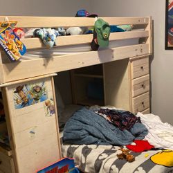 Bunk Bed Comes With Stairs For The Right Side Very Good Condition.