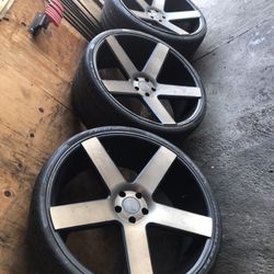 24 Dub Ballers Rims No Tires