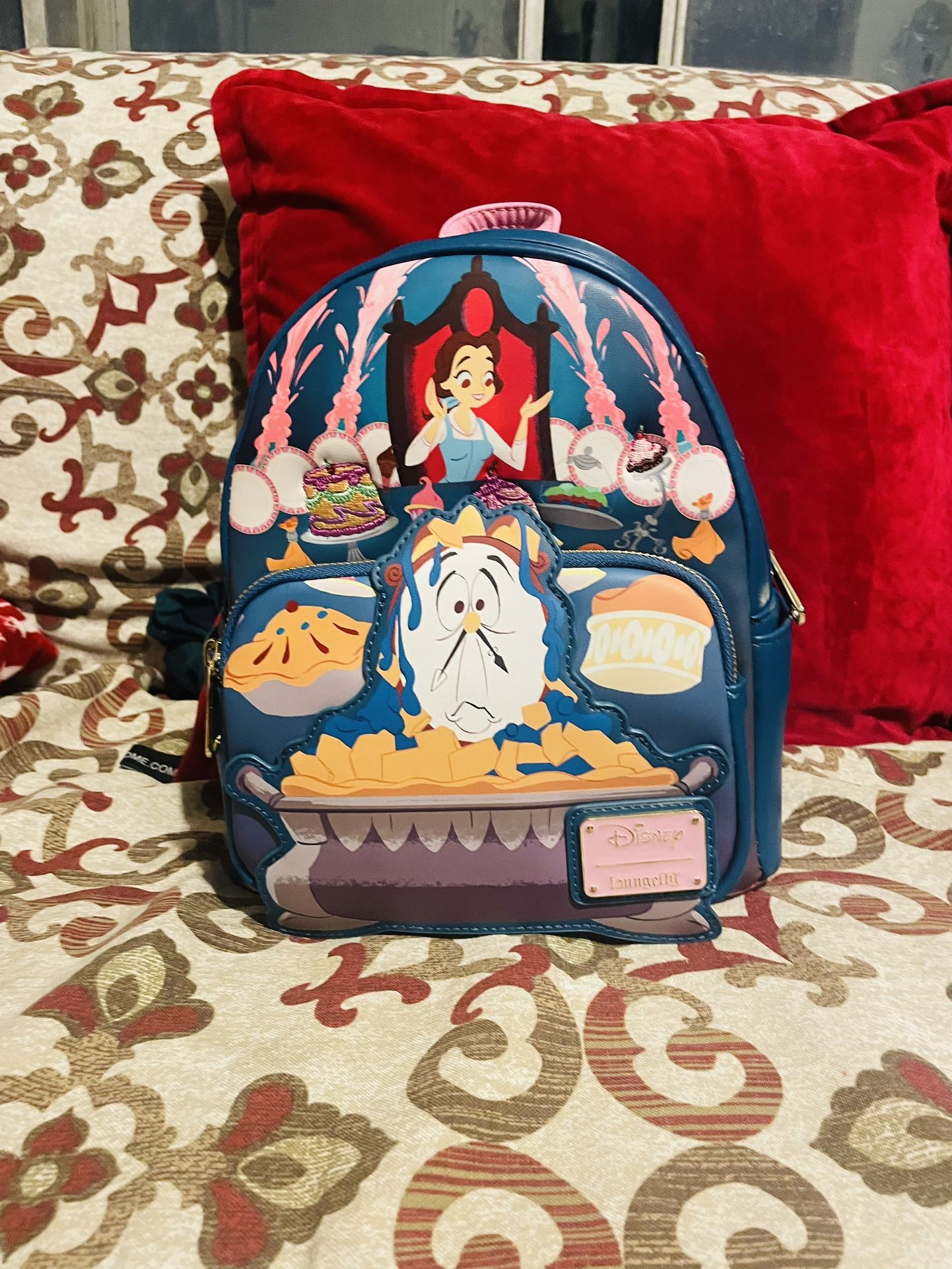 Disney Beauty and the Beast Be Our Guest Loungefly NWT Beauty and the Beast Be Our Guest Mini Backpack main image 3