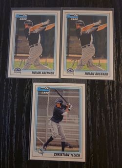 2010 Bowman 1st Card Lot – Arenado & Yelich Rookies
