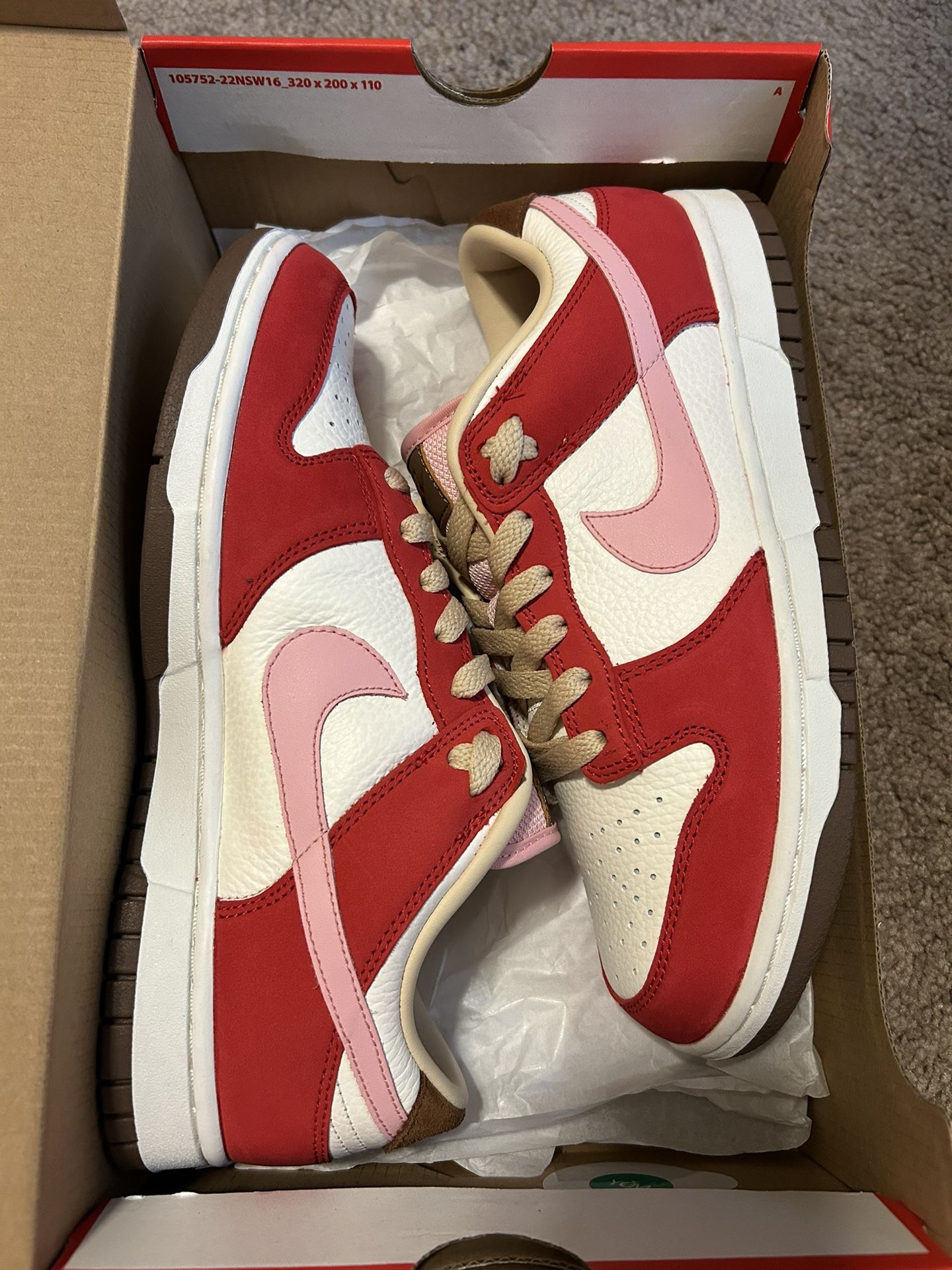 Nike Dunk Low Bacon Size 9W/7.5M