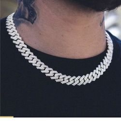 ShopGLD Diamond Prong Link Chain in Yellow Gold 
