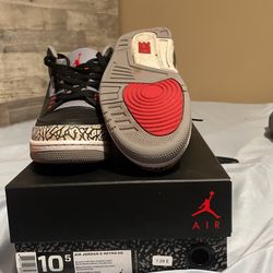 Jordan 3 Retro Black Cement Size 10.5