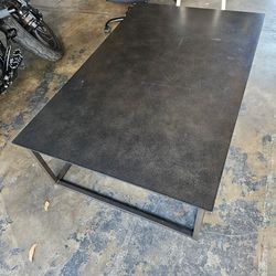 Restoration Hardware Metal Parquet Coffee table