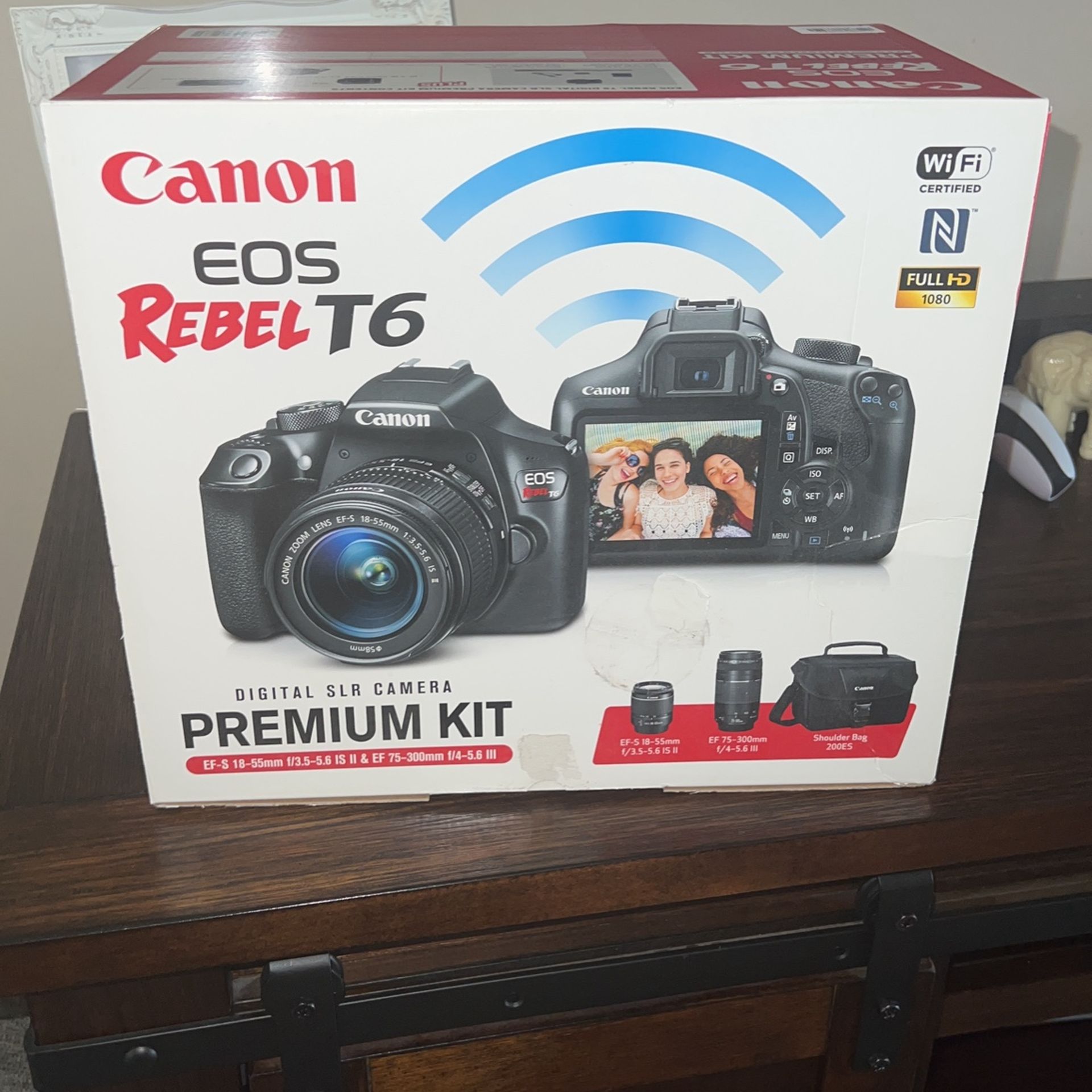 Canon Eos Rebel T6 Premium Kit
