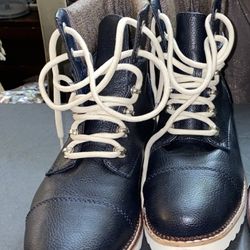 Nautica Women's Size 8 Blue Used Faylene Hiking Snow Boots 