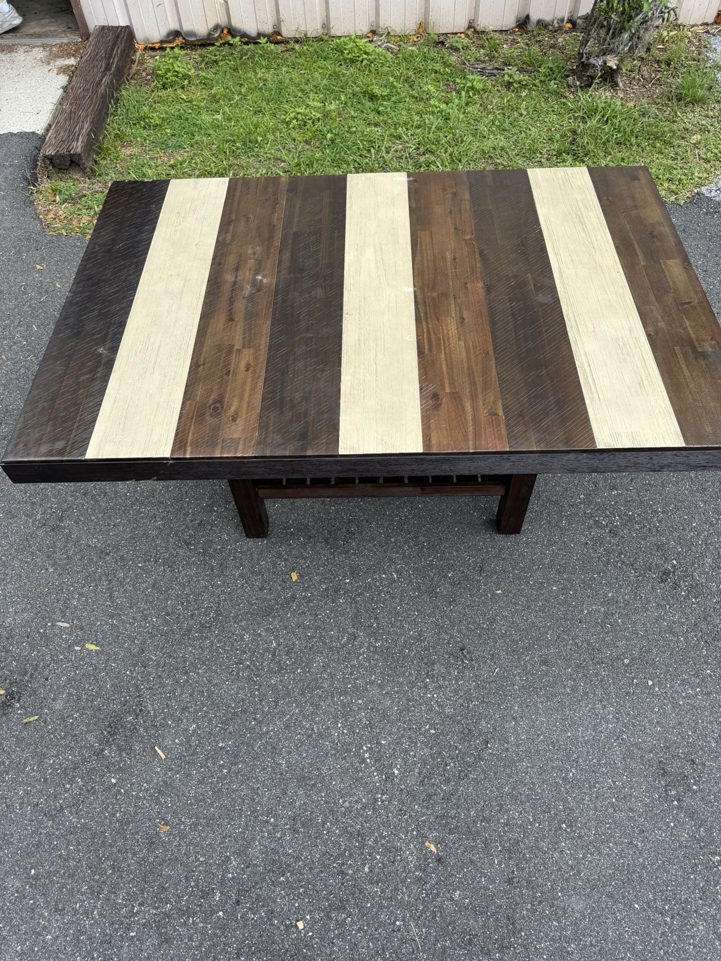 Two Tone Wooden Table