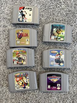 Nintendo 64 N64 Game Lot – Zelda, Mario Kart, Mario Party & More