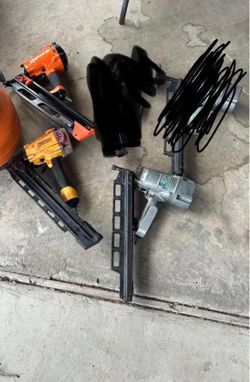 Hitachi framing gun nailer Clavadora Pistola de frame Dewalt Pierce