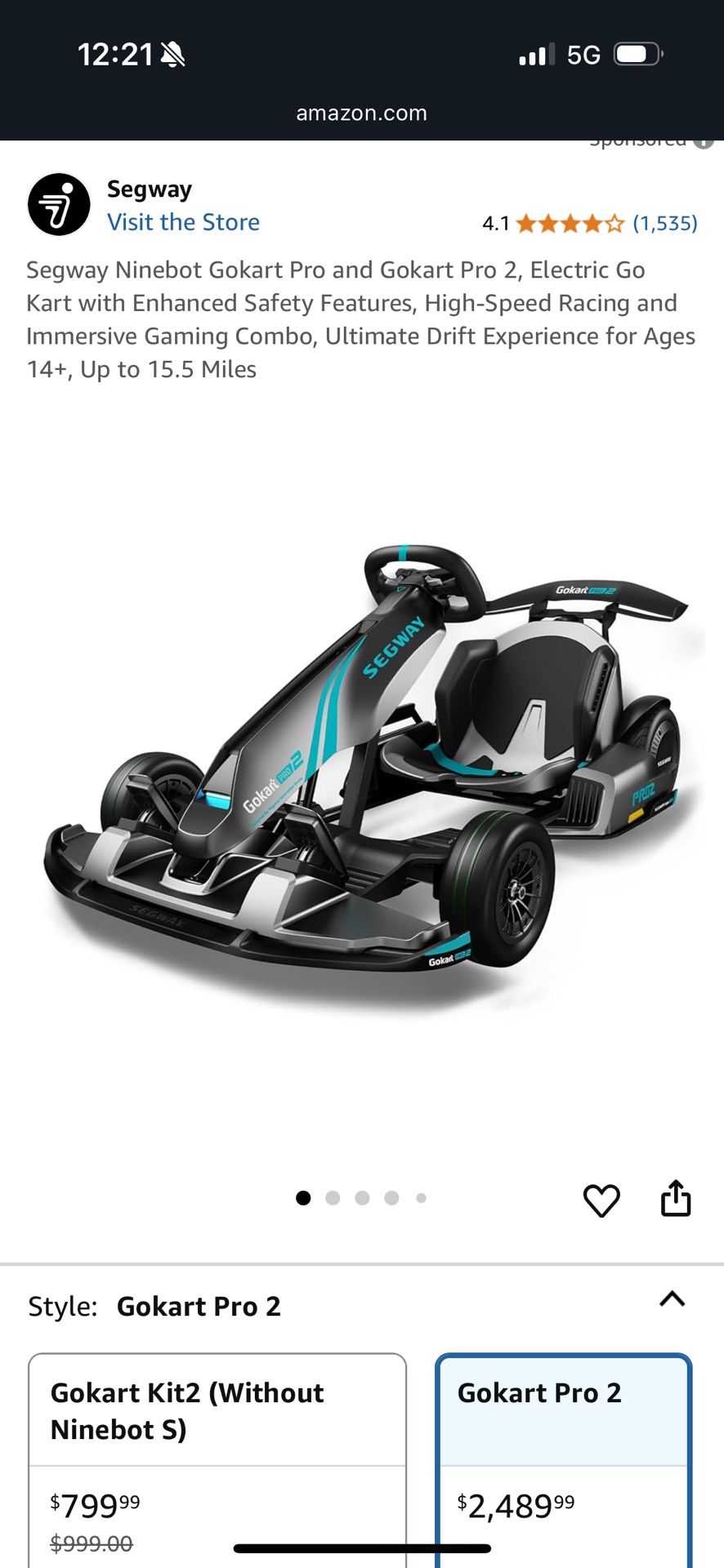 Segway Ninebot Go Cart