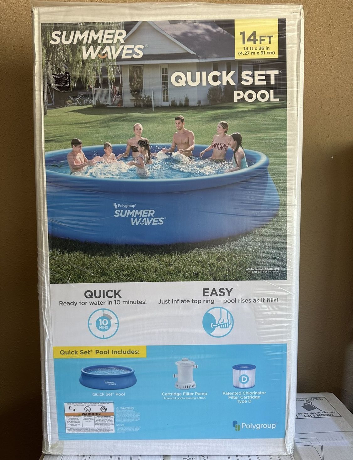 Summer Waves 14feet Swimming Pool