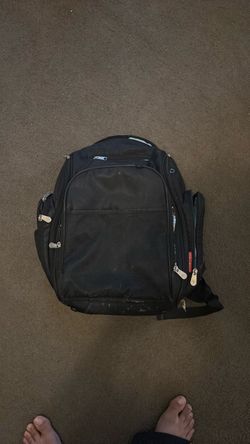 Black Multi-Pocket Backpack