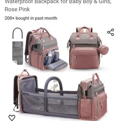 MULTI functional diaper bag / baby bed/  backpack