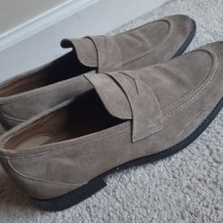 Thomas & Vine Men's Bishop Apron Toe Penny Loafer 10US