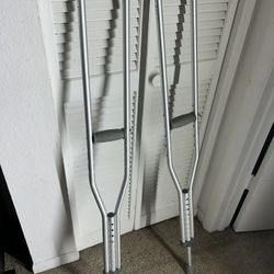 Pair Of Crutches 