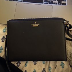 Kate Spade Black Leather Crossbody Bag