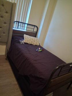 Twin bed set with mattress included