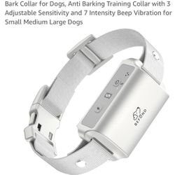 BEFOND - Bark Collar for Dogs, Anti Barking Training Collar with 3 Adjustable Sensitivity and 7 Intensity Beep Vibration for Small Medium Large Dogs