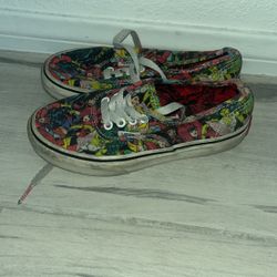 Boys Girls Vans Off The WALL Era X Marvel Comics Kids Sneaker US Size 13.5