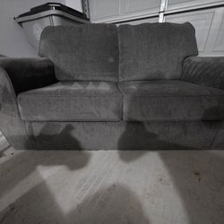 Gray Loveseat