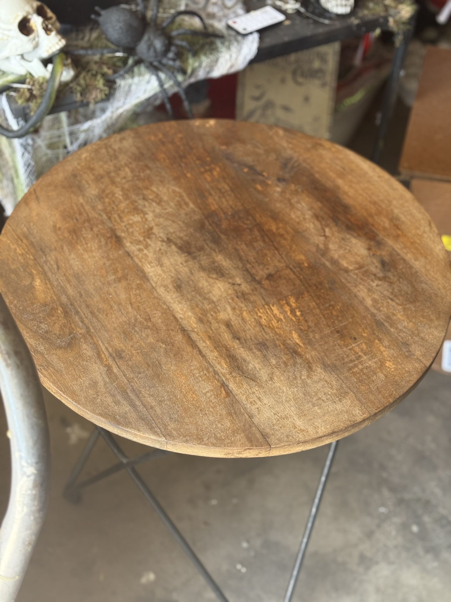 End Table And Beautiful Wall Hanging