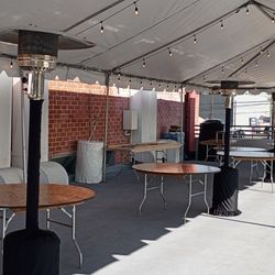 Carpa Blanca 20x50 Mesas Sillas Manteles Pasto Artificial 