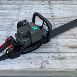 Craftsman 21cc 22 inch 2 cycle gas Bushwacker, Hedge Trimmer, like new.