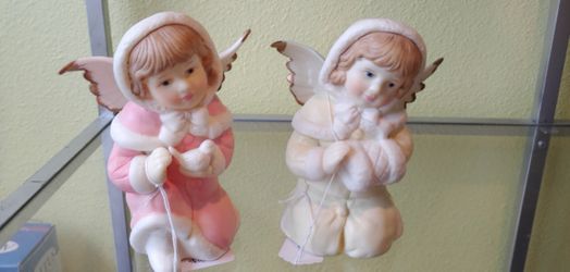 PAIR CHILD ANGELS