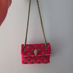 Kurt geiger hot pink purse