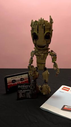 LEGO Marvel I Am Groot 76217 Complete Retired Set + Display