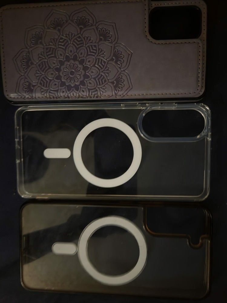 Phone Cases Clear Black .. For $ Samsung