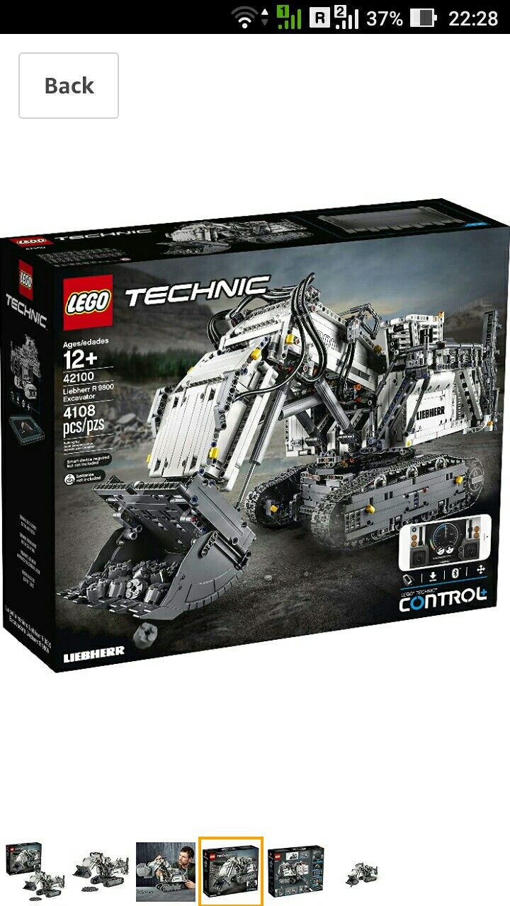 HOT Lego 42100 Lego Liebherr Size LEGO TECHNIC Set 42100
