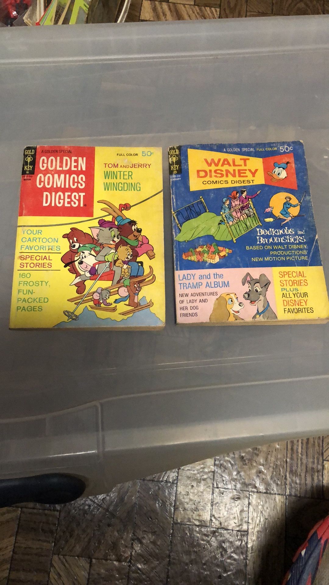 Golden & Walt Disney Comics Digest 1972. Vintage Collectibles