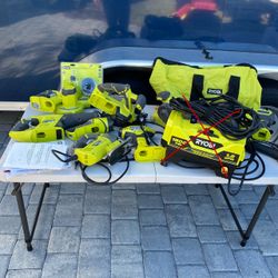 Ryobi ONE+ 12 Pc. Tool Bundle – 9 Tools + Batteries, Charger & Tool Bag