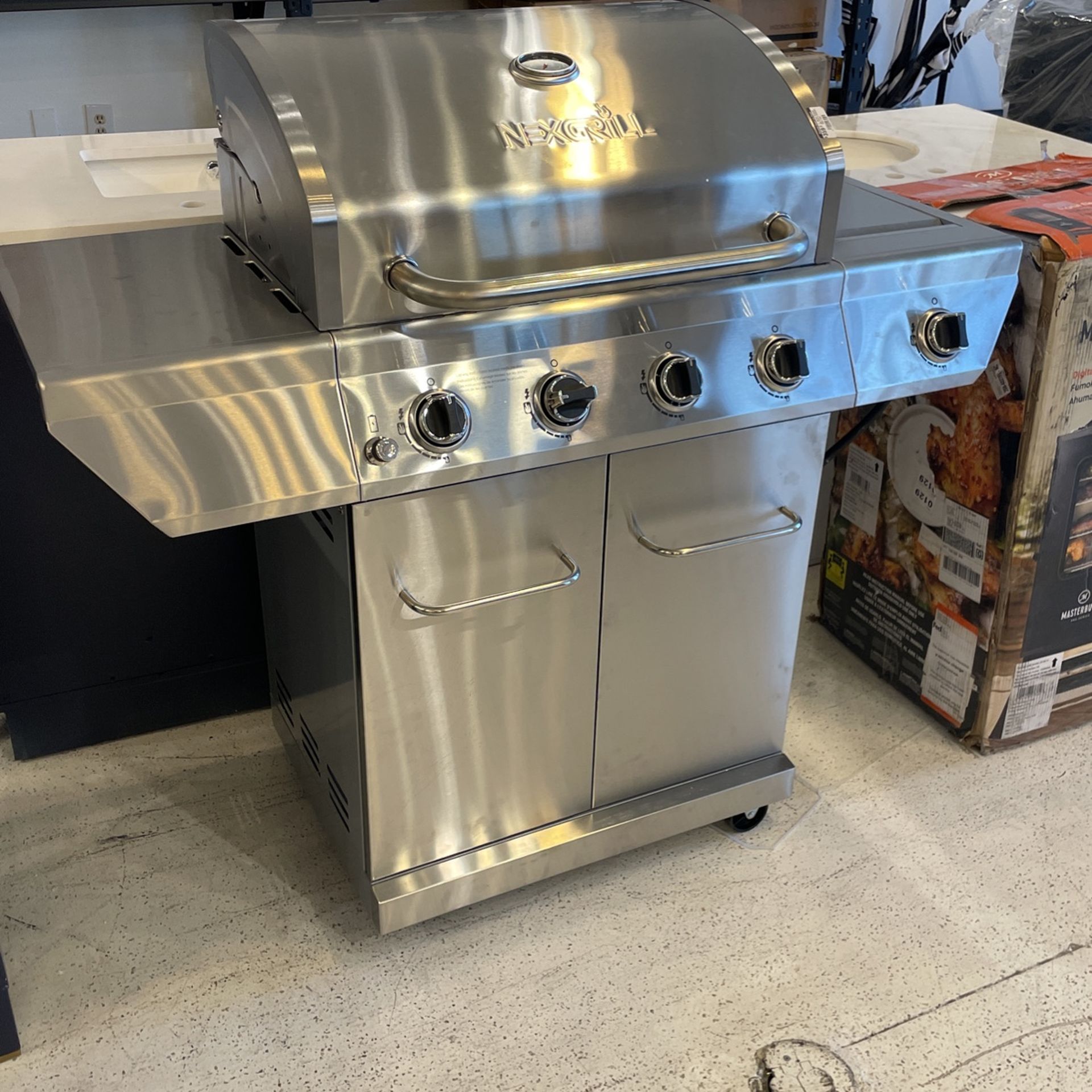 NEXGRILL 4-BURNER PROPANE GAS GRILL STAINLESS STEEL 🚨 $359 🚨
