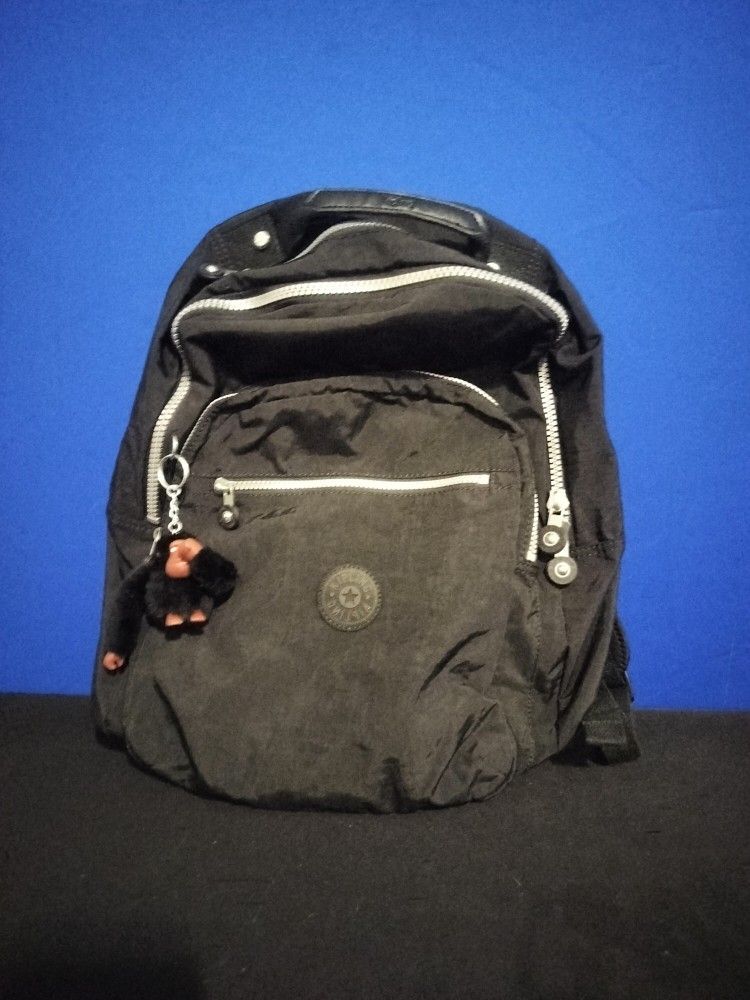 Kipling Black Seoul Backpack (Size Medium)