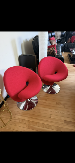 MANHATTAN COMFORT Curl Swivel Accent Chair