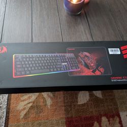 New Red Dragon Gaming Keyboard With Mouse And Mousepad