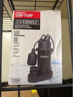 Free submersible water pump