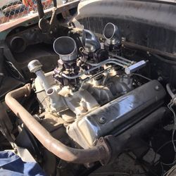 1952 Ford custom line Rebuilt 292 Y block Tri power new tires ,wheels and brakes 95% all there