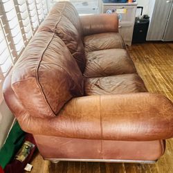 Leather couch