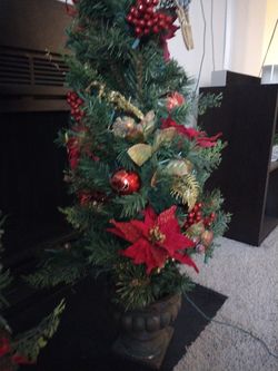 2 Artificial Small Christmas Trees 🎄