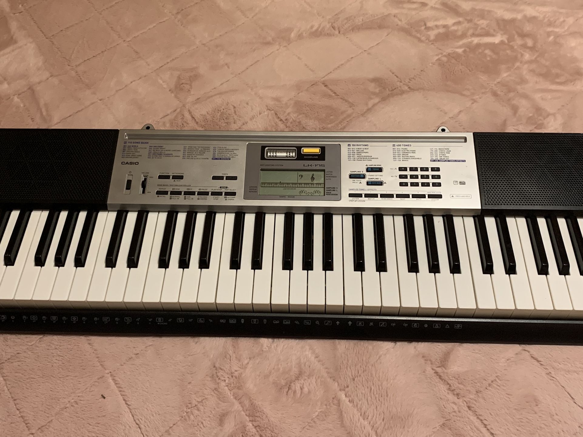 Casio LK 175 61 Key Lighted Key Portable Keyboard for Sale in