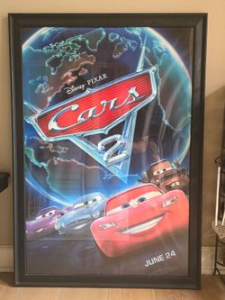 Free framed Cars 2 movie poster