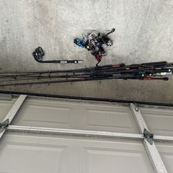 10 Fishing Rods & 7 Reels For Sale 